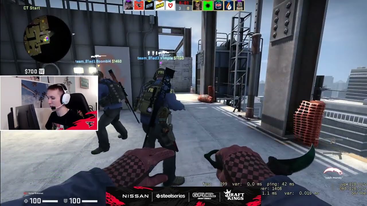 【CSGO POV】ropz (24-20) (VERTIGO) @ FACEIT 5V5 with b1t, xertioN, Boombl4, s1mple 2022.01.28
