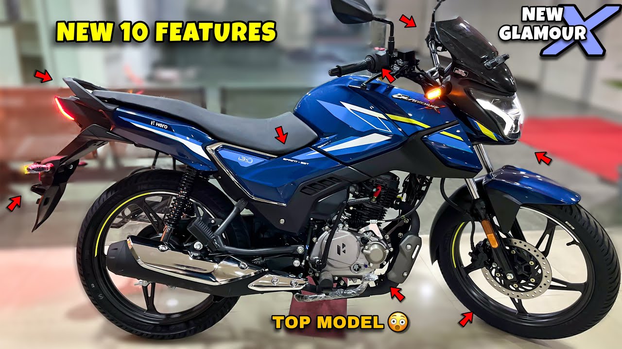 Hero Glamour X 125 Review New Model 2025 - On Road price Mileage Top Speed Features | new glamour x