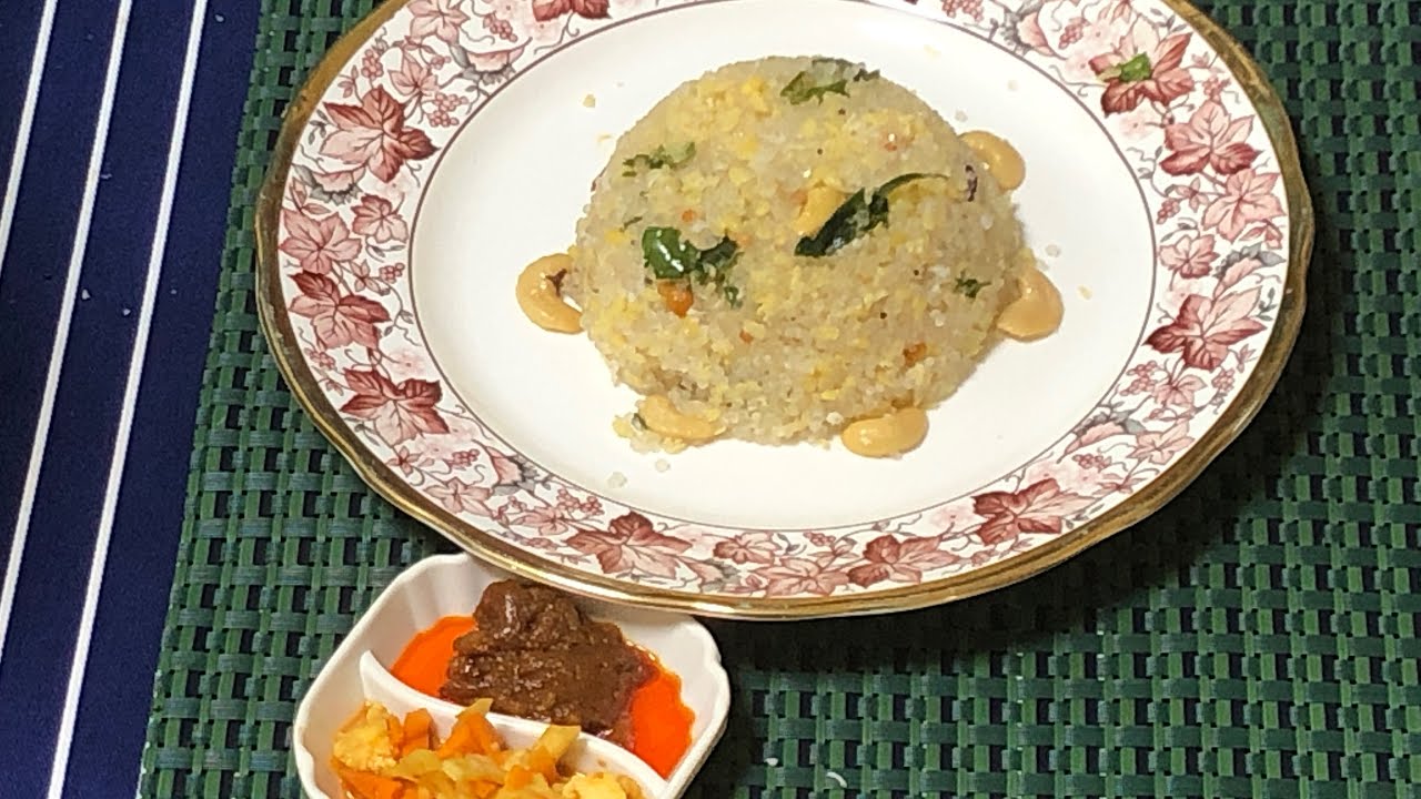 Sago Uppuma / Javvarisi uppuma / Breakfast dish