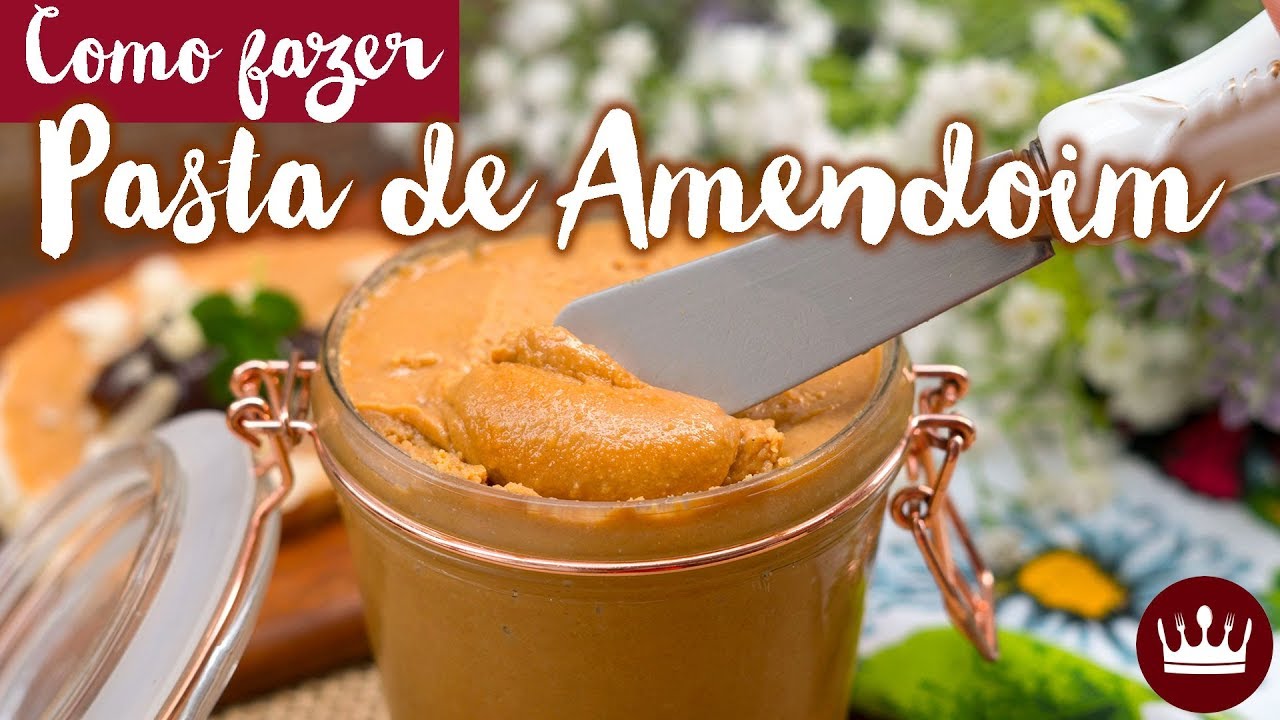 COMO FAZER PASTA DE AMENDOIM (só 1 ingrediente!): Manteiga de Amendoim: Cozinha Bom Gosto Gabi Rossi