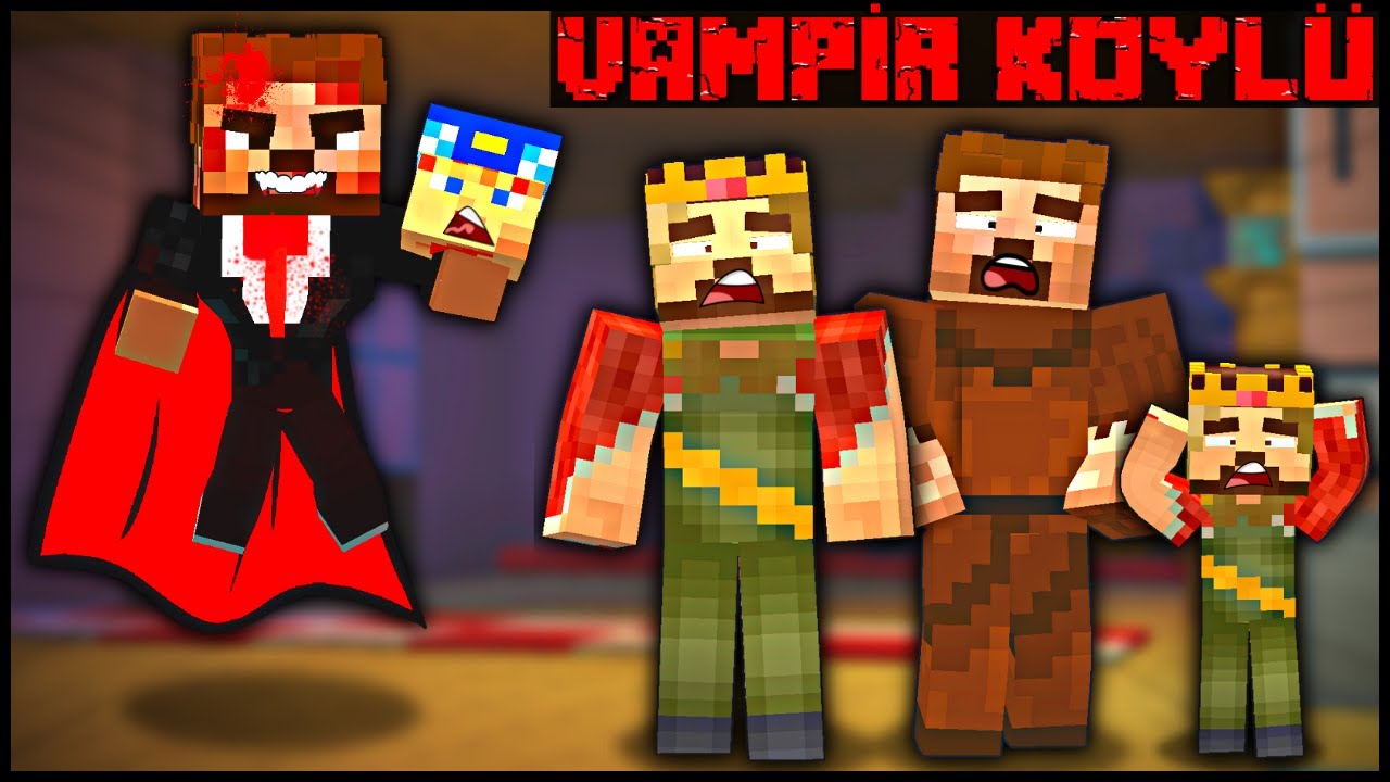 ZENGİN AİLESİ VE FAKİR AİLESİ VAMPİR KÖYLÜ OYNUYOR! 😱 - Minecraft