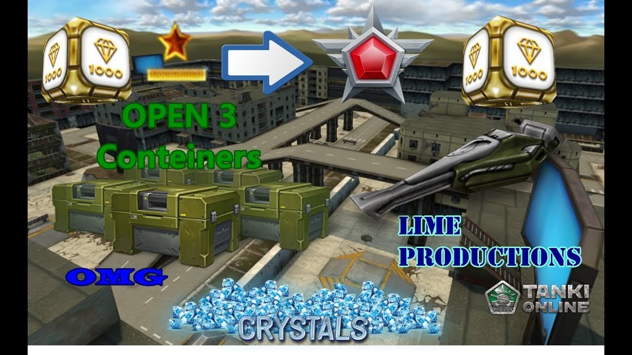 Tanki online-GamePlay Open Container/Donate!!ツ ツ ツ