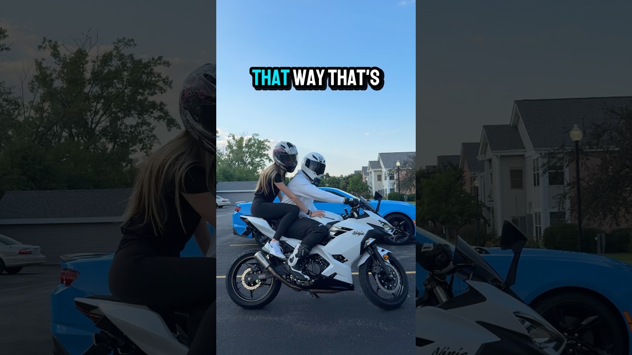Tips For Being A Backpack On A Motorcycle #ninja400 #motorcycle #sportbike #bike #biketok #beginner