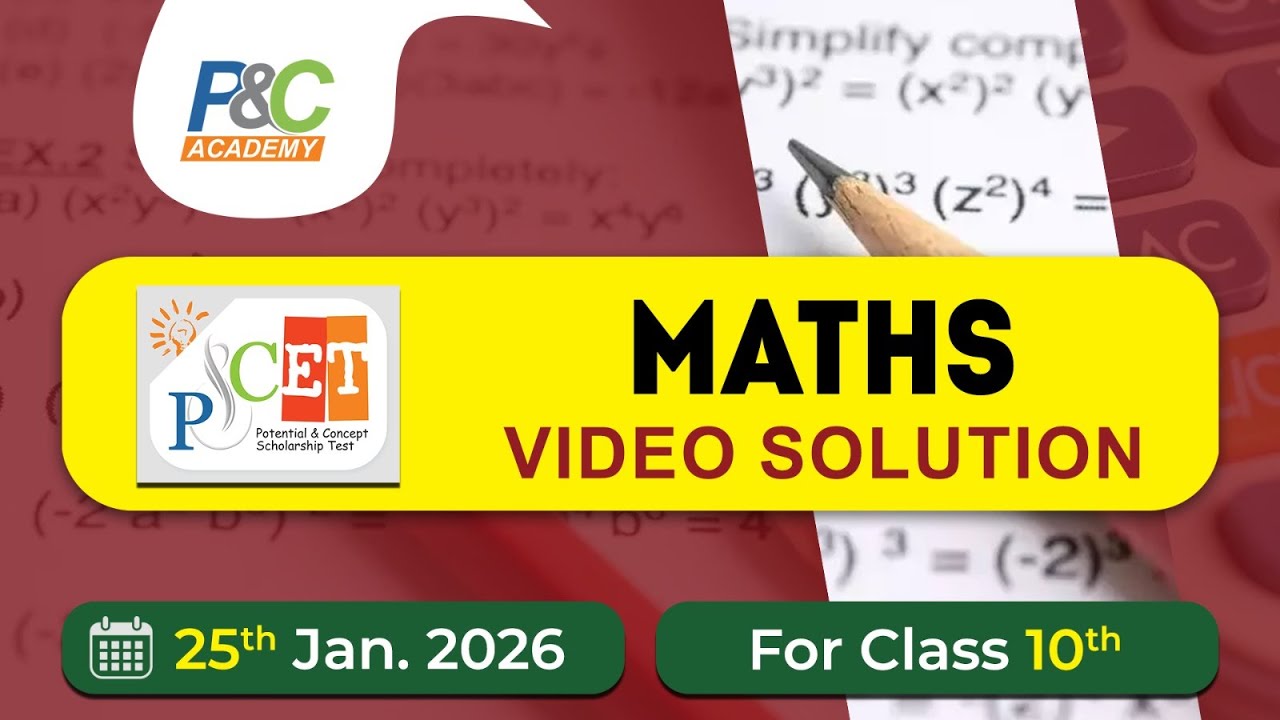 PCET_Maths_Class X_25th January 2026