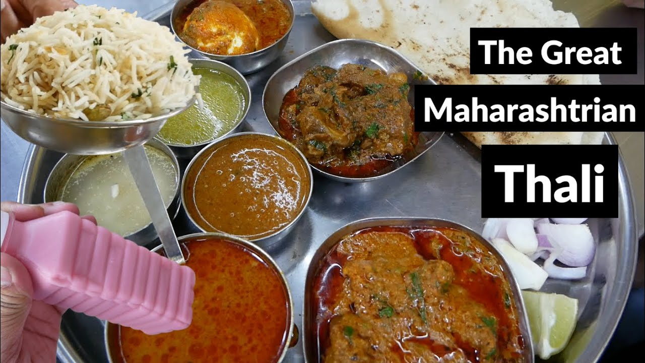 Mutton Thali Kolhapur Maharashtra Style Food in Milan Khanawal Pune Restaurant Biryani Non Veg Food