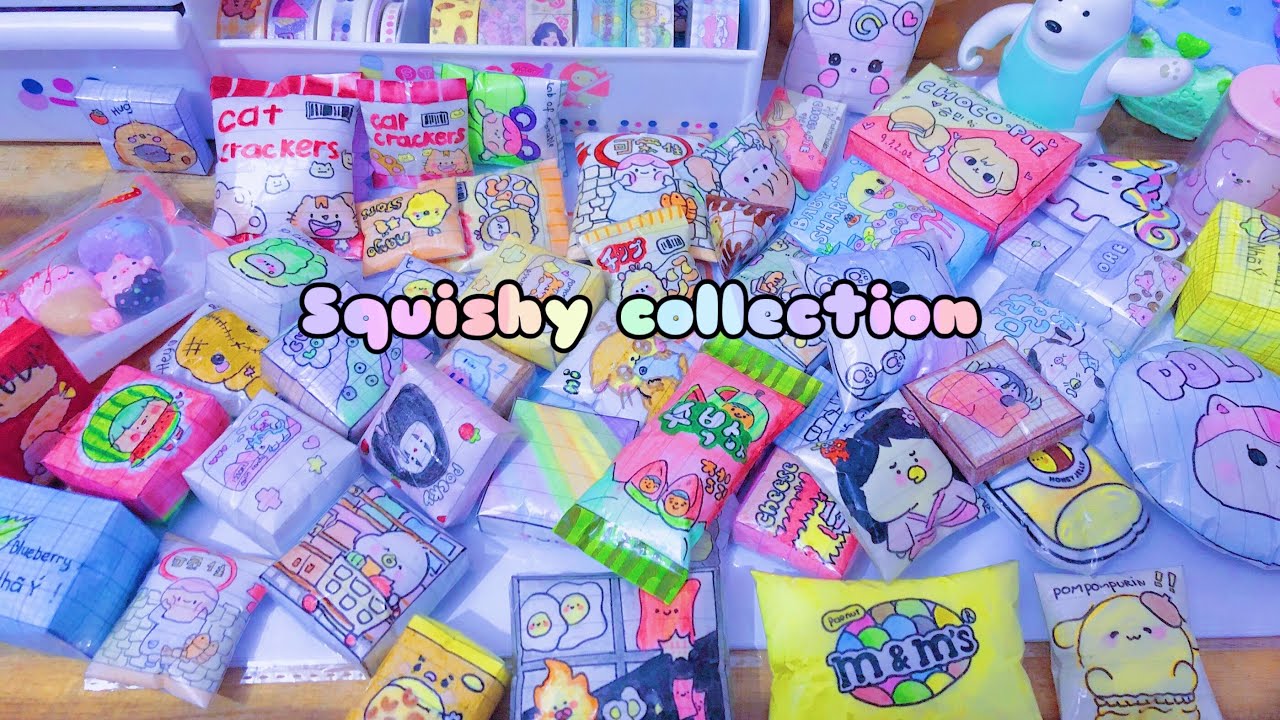 Bộ sưu tập squishy giấy / squishy collection | Nhã Ý Channel