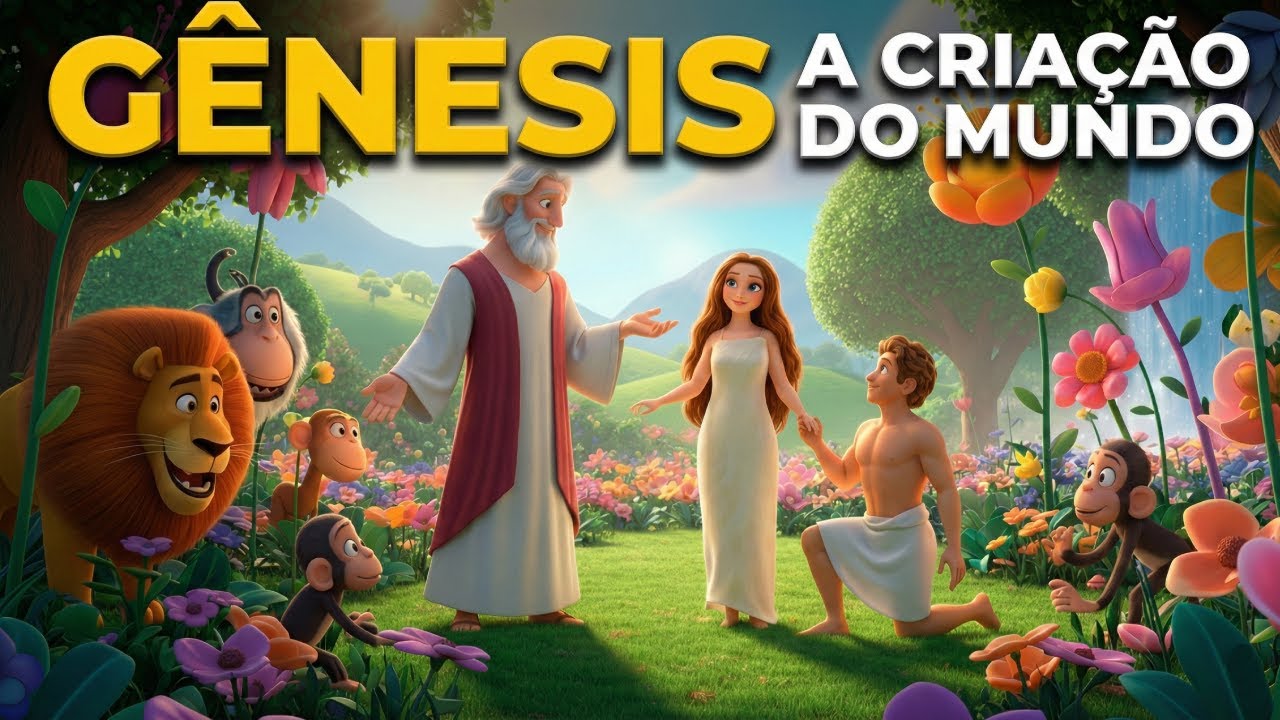 Gênesis - A Criação do Mundo I História Bíblica Animada