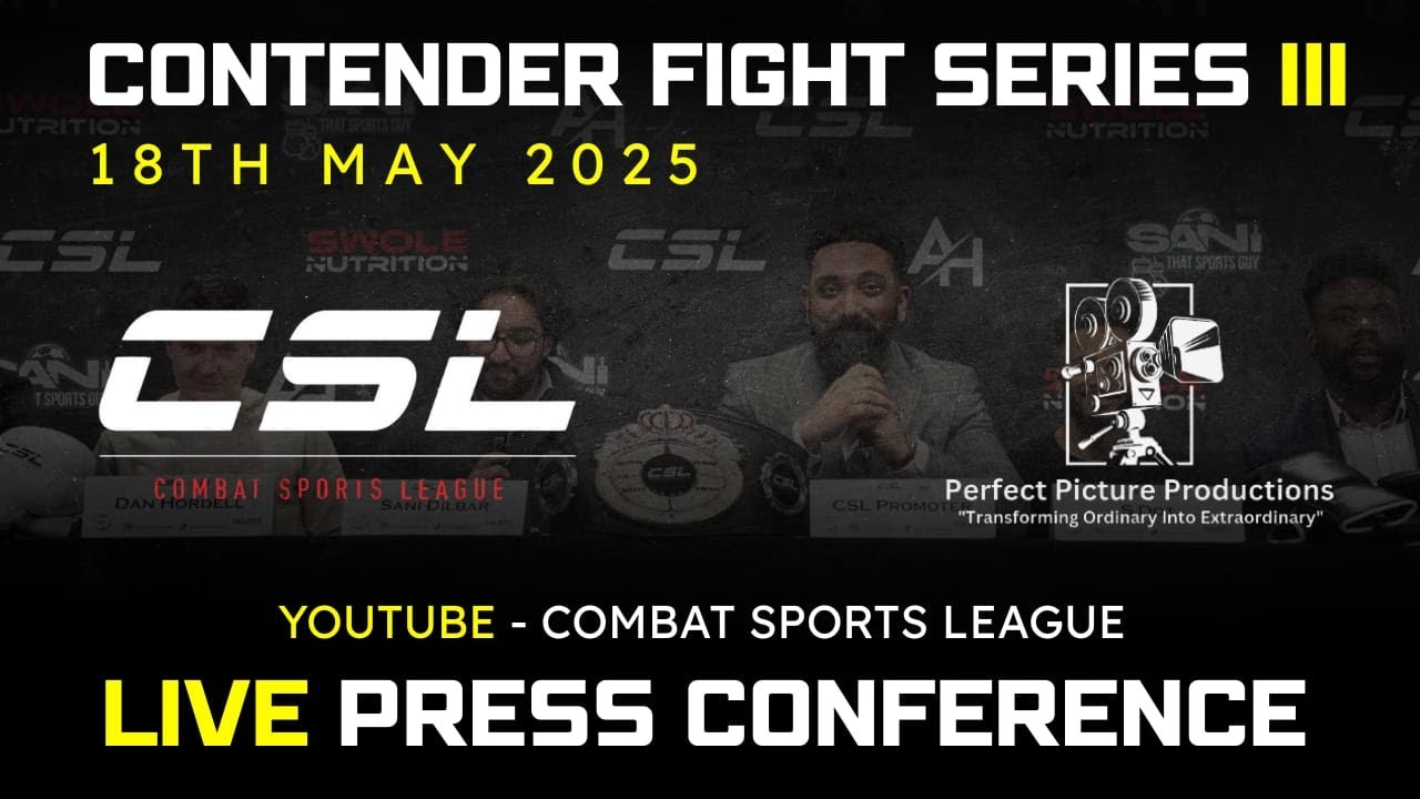 Contenders Fight Night 3 - Press confrence