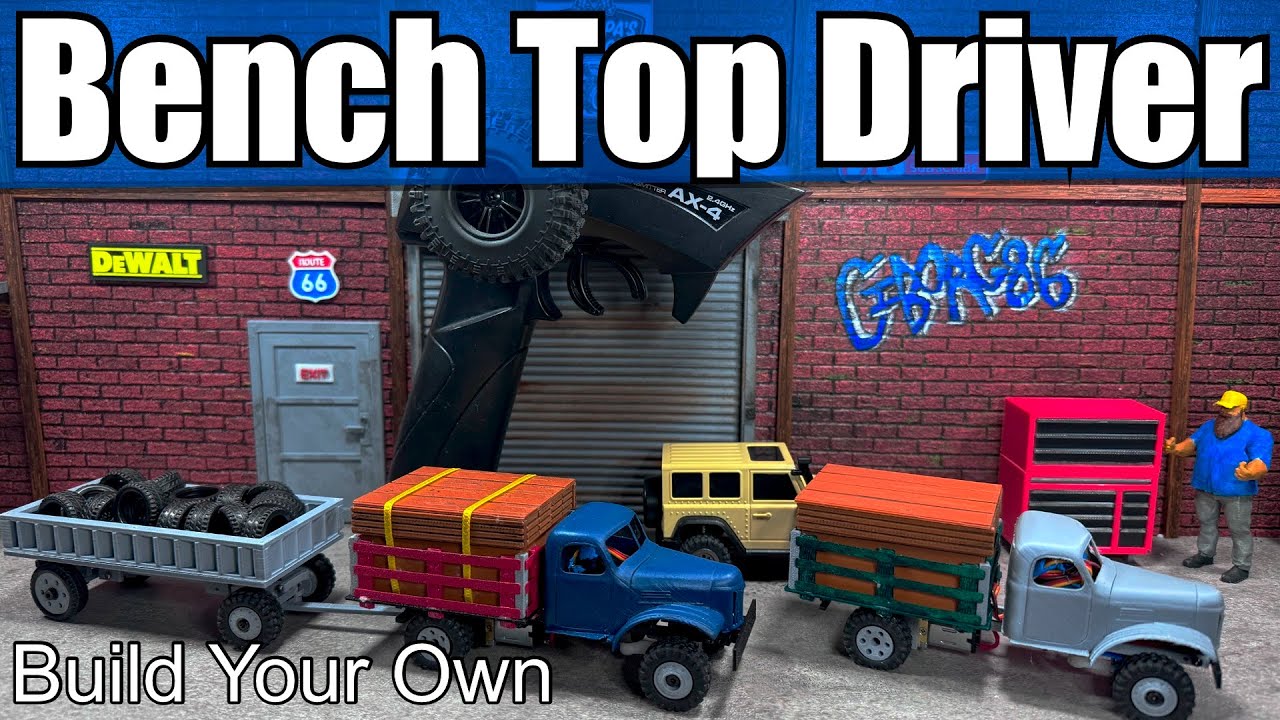 1/43 RC Truck Build - Bench Top Driver - Files Now Available
