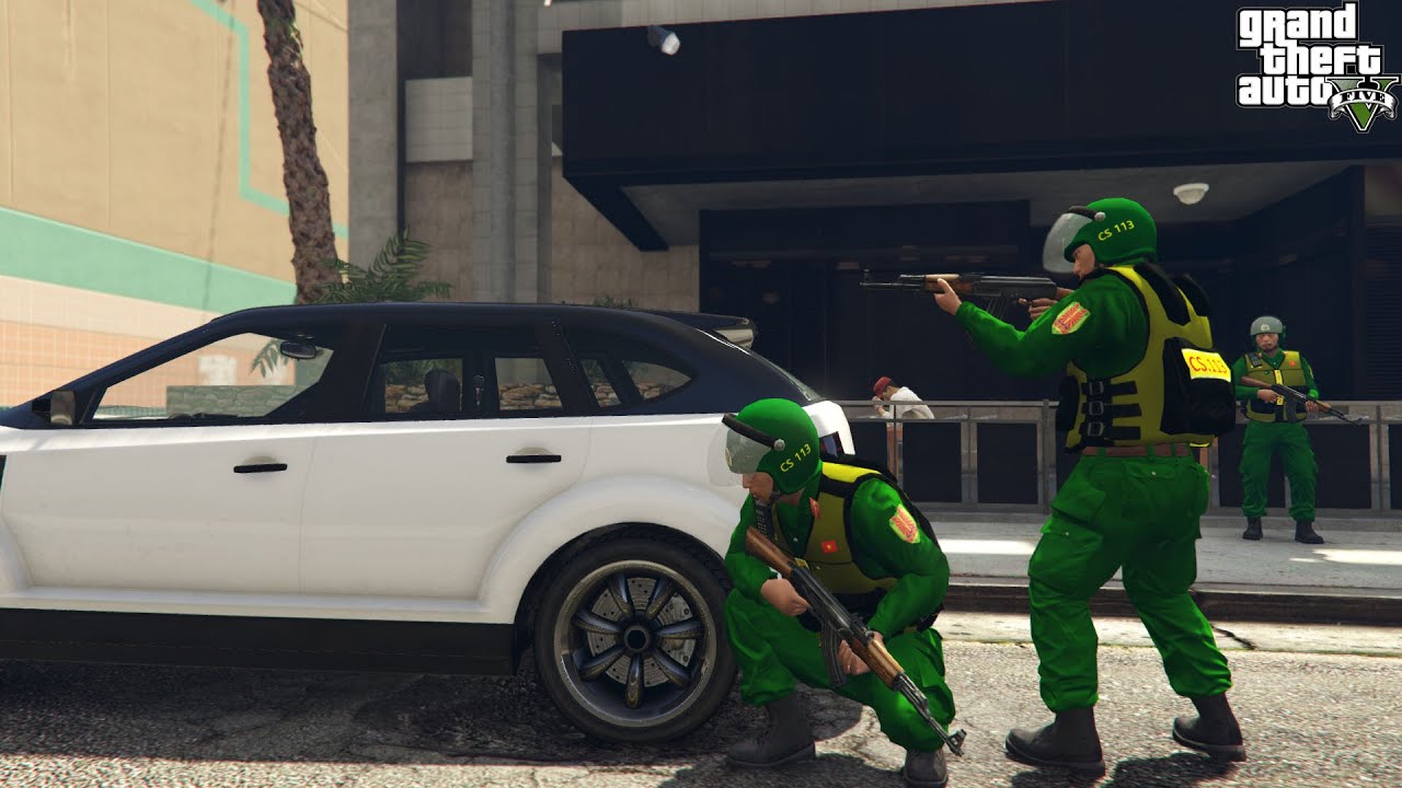 GTA 5 Cảnh Sát 113 Việt Nam Phòng Chống Tội Phạm Đặc Biệt Tại Thành Phố Los SanTos