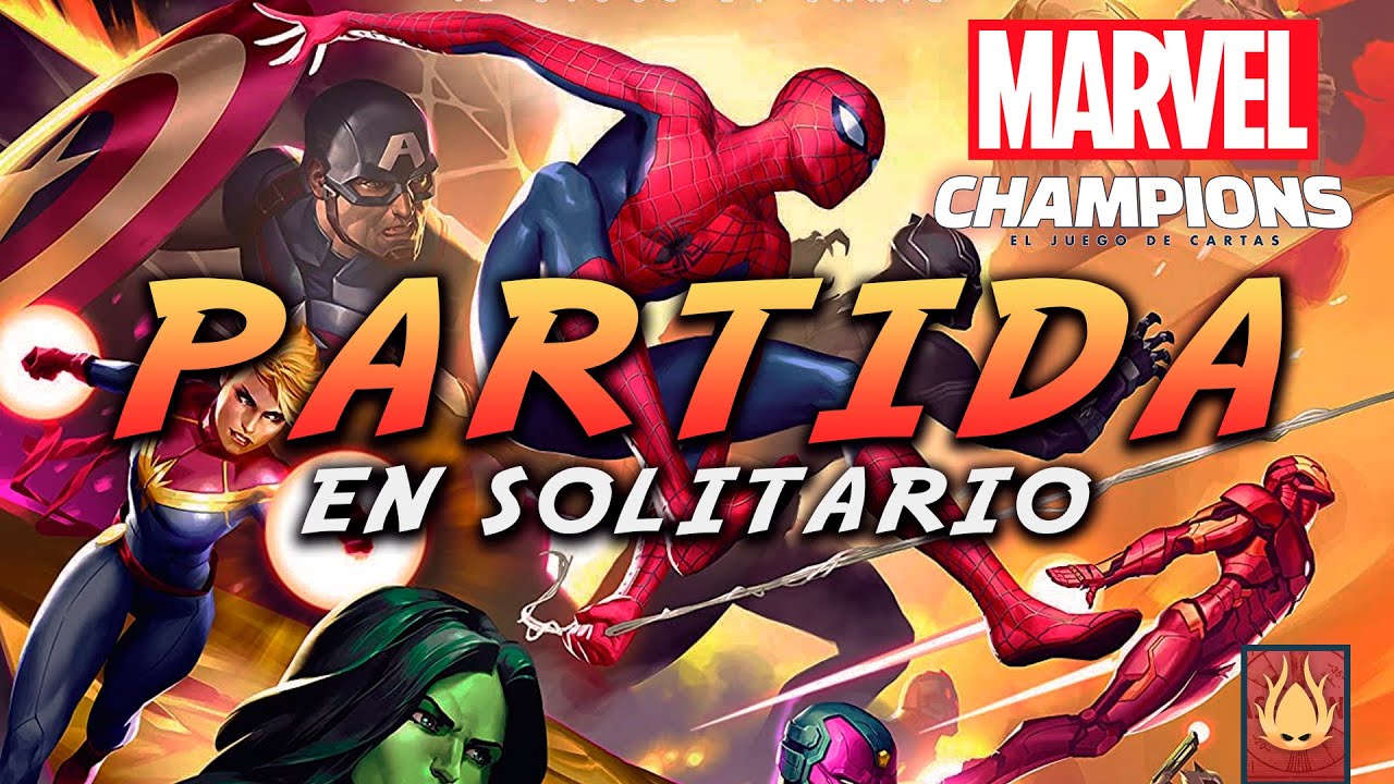 JUGANDO A MARVEL CHAMPIONS (Partida en Solitario) - Star Lord VS Rino (Difícil)