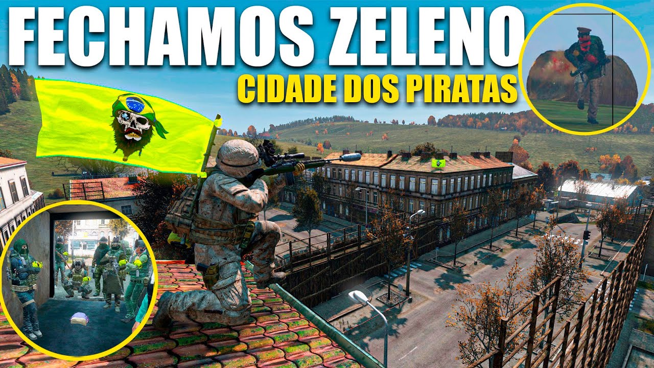 Cercamos e Fortificamos Zeleno: O Novo Lar dos Brazilian Pirates &ndash; DayZ Filme 🏴&zwj;☠️