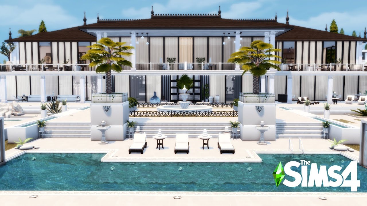 CELEBRITY MANSION - (ESPECIAL VIDEO - 1K SUBS) The Sims 4 // NO CC SPEED BUILD