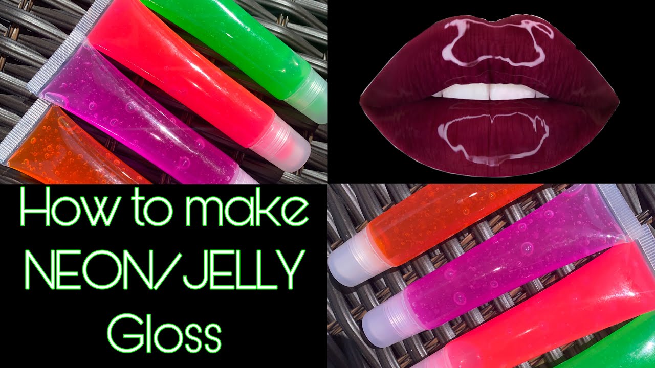 How To Make Neon/Jelly Gloss (WATCH ONLY video/ No Talk Through)