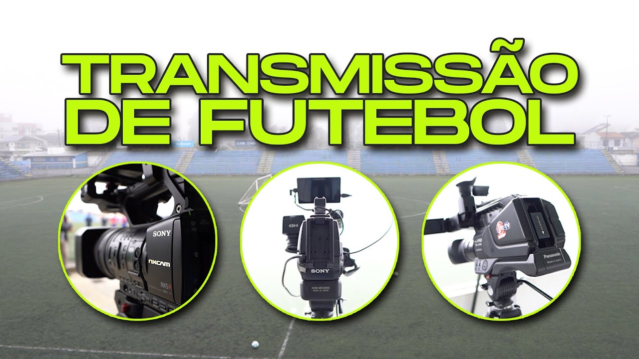 COMO É FEITO UMA TRANSMISSÃO DE FUTEBOL DE CAMPO - BASTIDORES