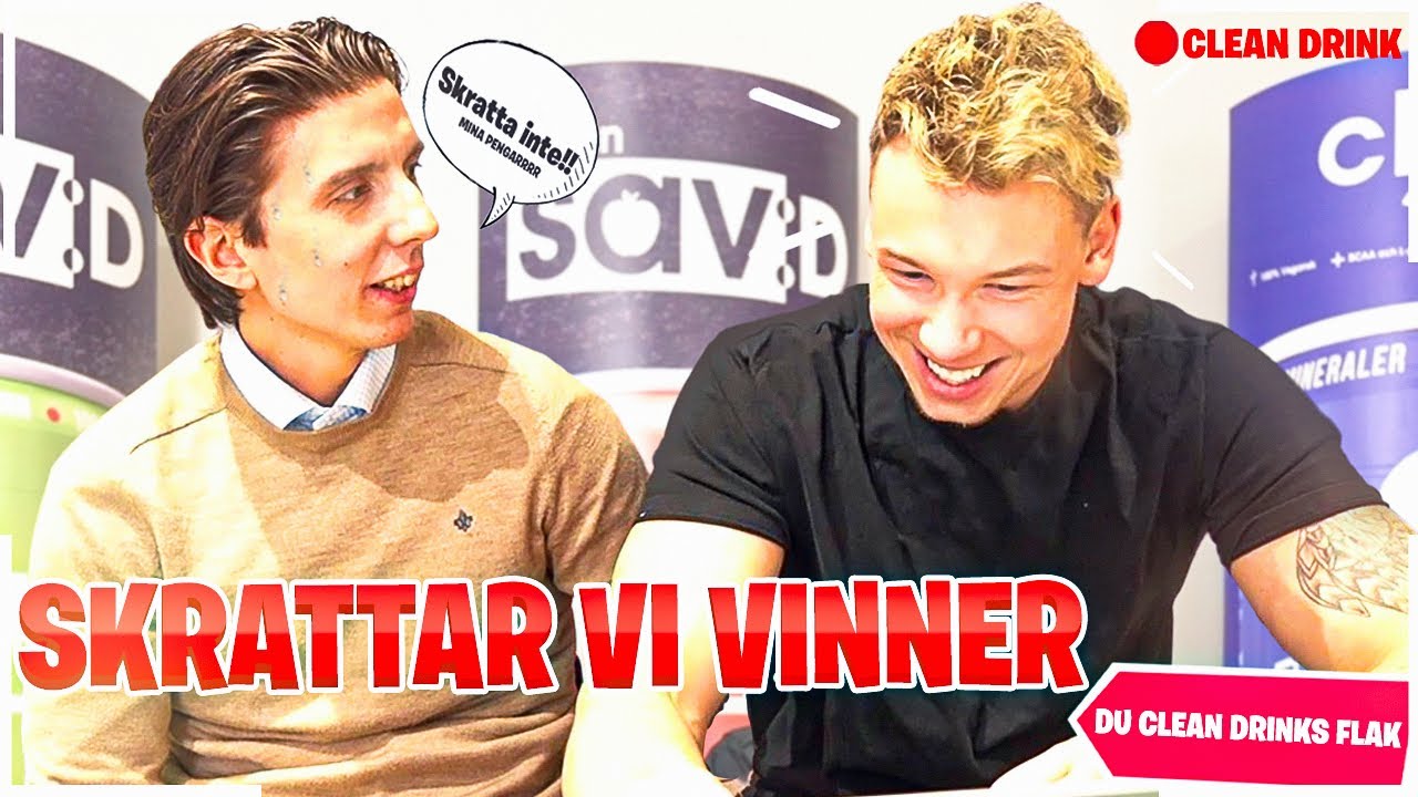 SKRATTAR VI VINNER DU CLEAN DRINKS FLAK (TILLSAMMANS MED VD:N PÅ CLEAN)