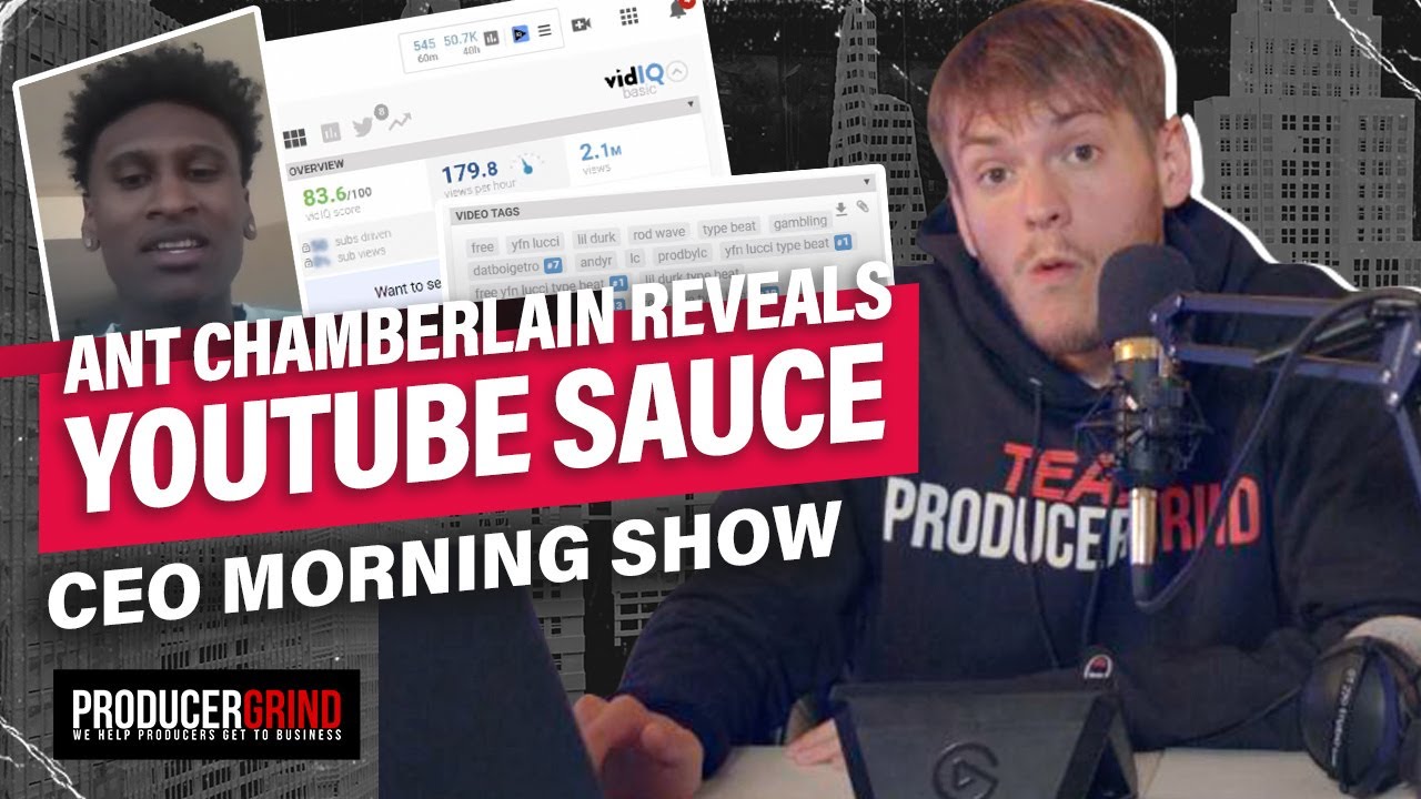This Is How To Sell A LOT of Beats Online w/ YouTube & VidIQ | CEO Morning Show #5