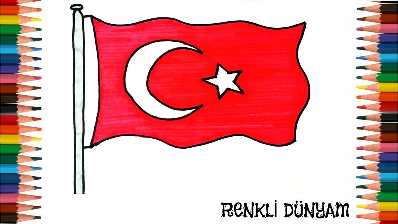 T&uuml;rk Bayrağı Nasıl &Ccedil;izilir? Bayrak &Ccedil;izimi