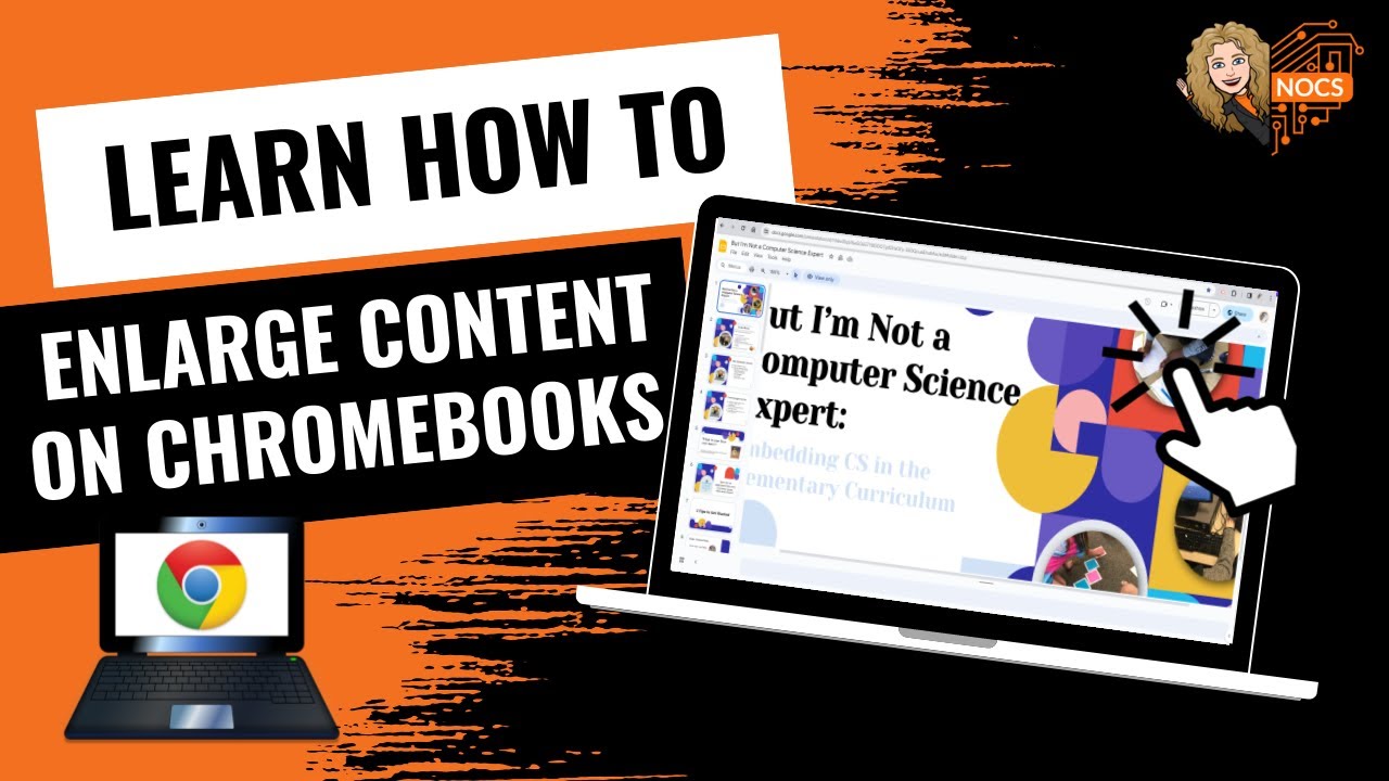 Different Ways to Enlarge Content on a Chromebook