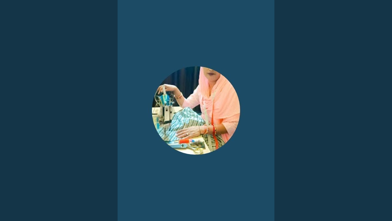 Poonam Sharma is live dhoti salwar stitching 🪡🧵