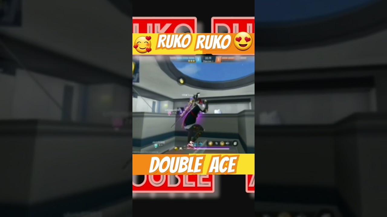 in one match I can do double  ace 🥰😍I proud of our self😅💗