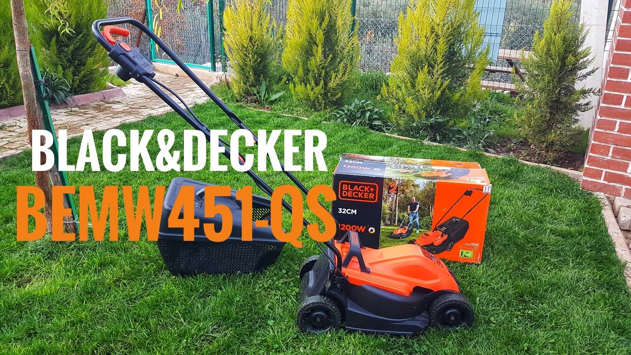 Black&Decker BEMW451-QS 1200W 32cm Çim Biçme Makinesi Aldık