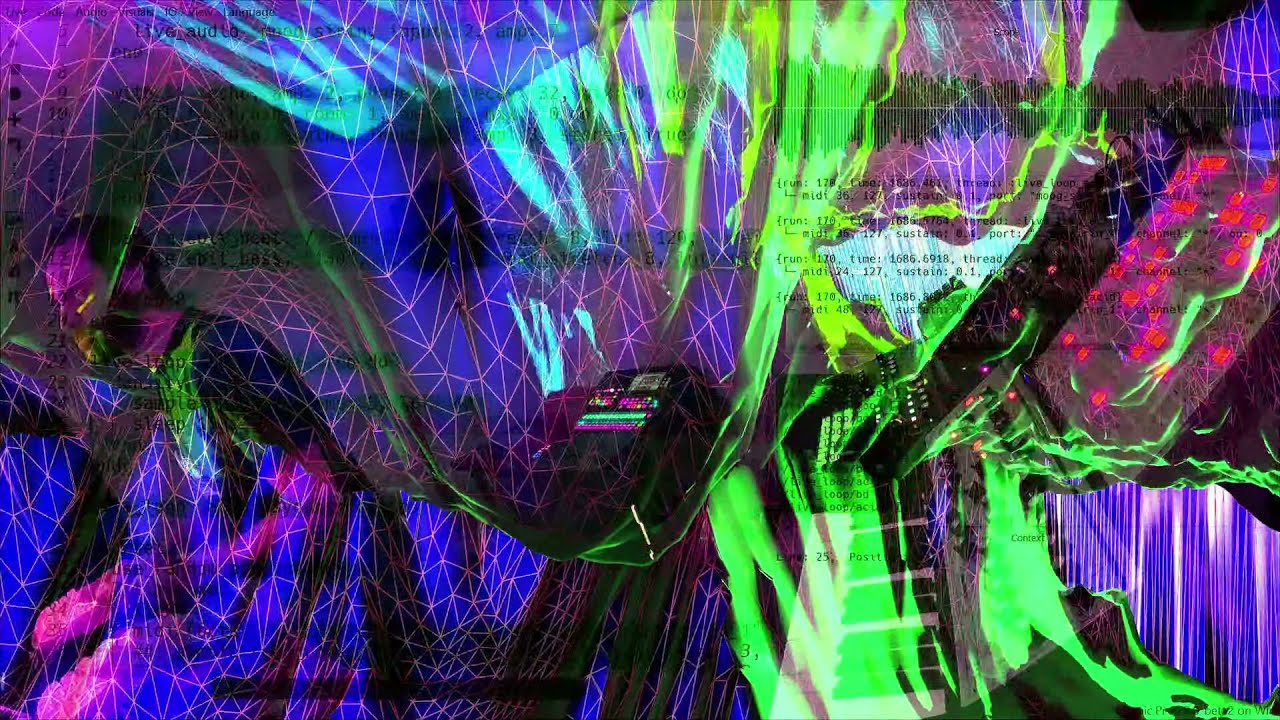 Sam Aaron - experimental live coding practice session w/ Sonic Pi