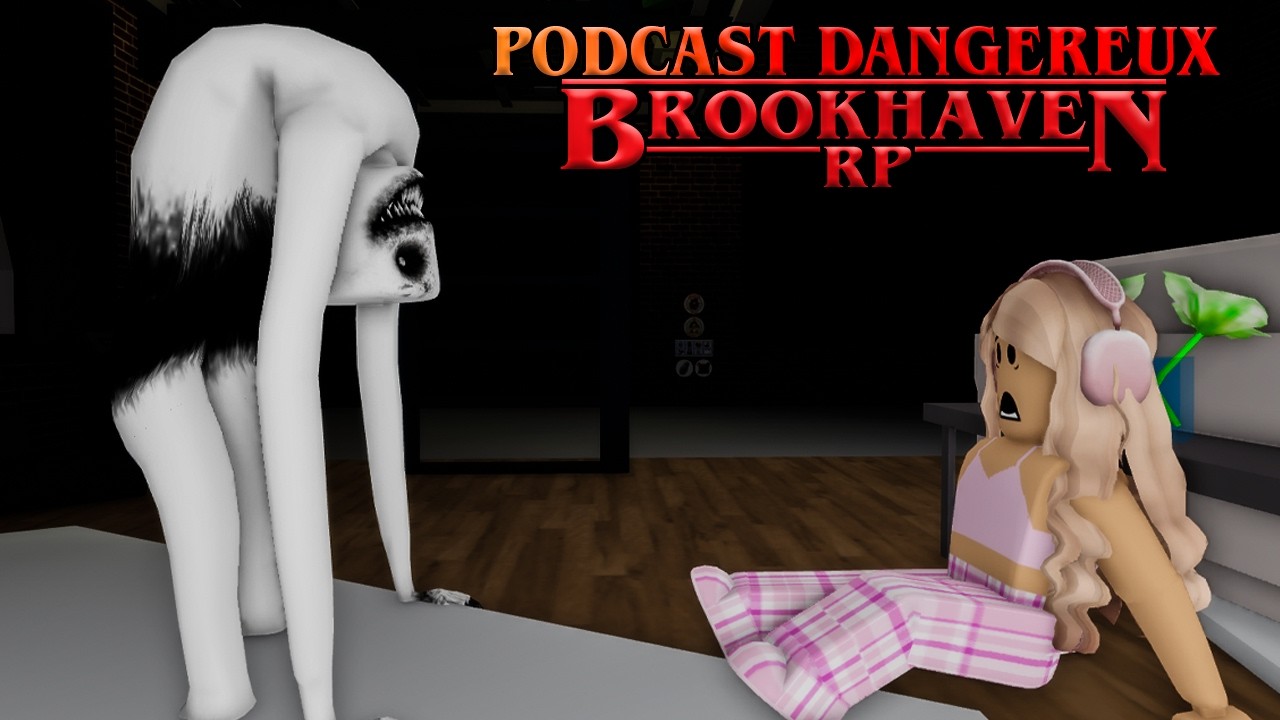 UN PODCAST DANGEREUX CIRCULE SUR BROOKHAVEN 🏡 RP ! Roblox horror movie