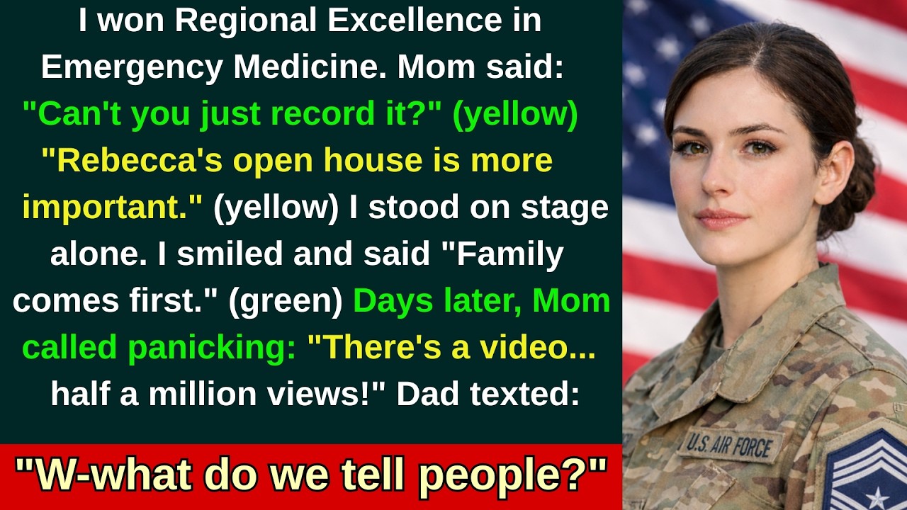 My Family Skipped My Medical Award for My Sister's Office Opening—Then the Video Went Viral...