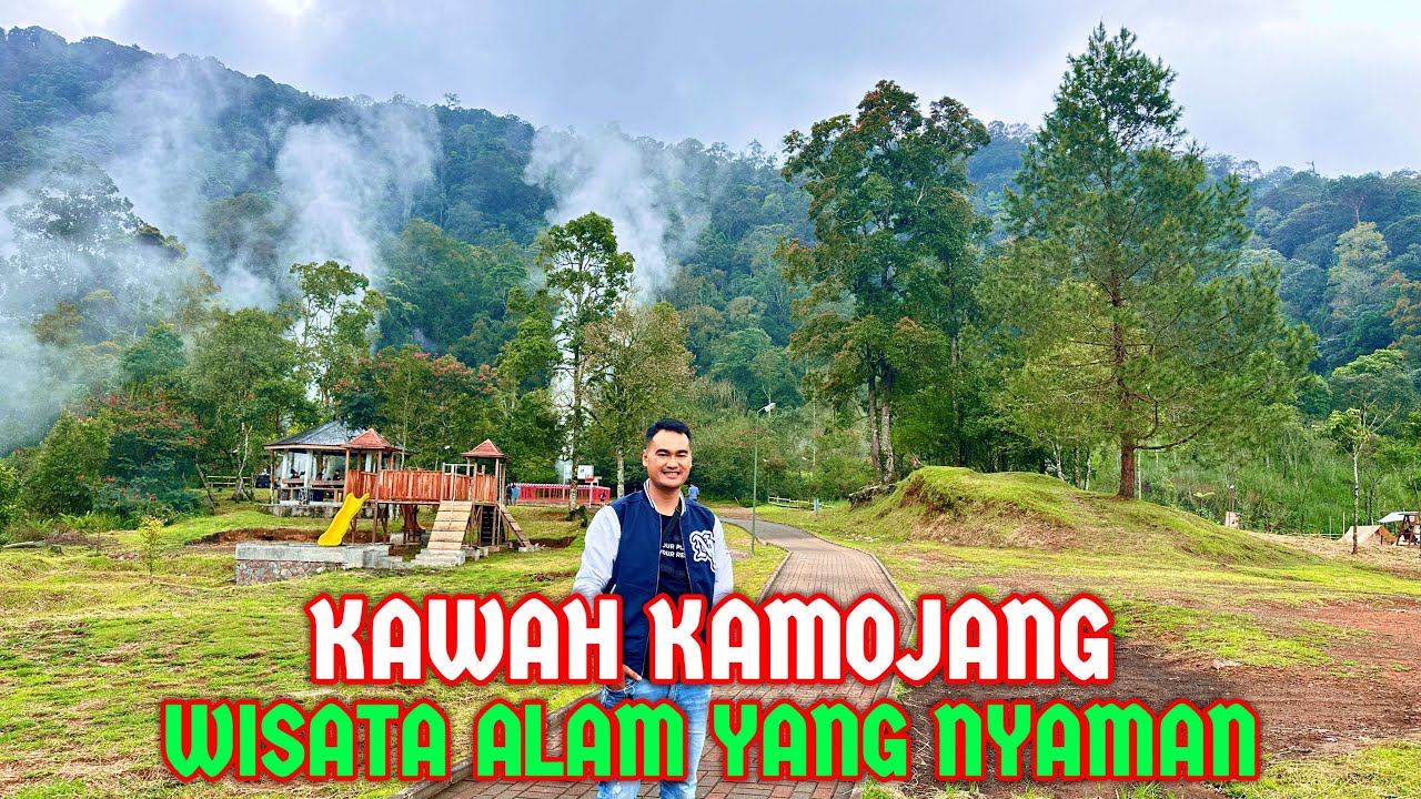 WISATA KAWAH KAMOJANG TERKINI 2024 - ADA JEMBATAN GANTUNG