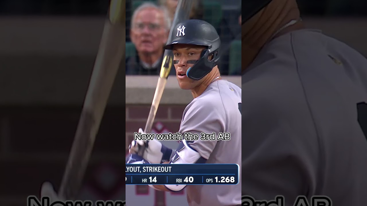 Why You Don&rsquo;t Pitch to Aaron Judge a Third Time 👀 #Yankees #mlbshorts