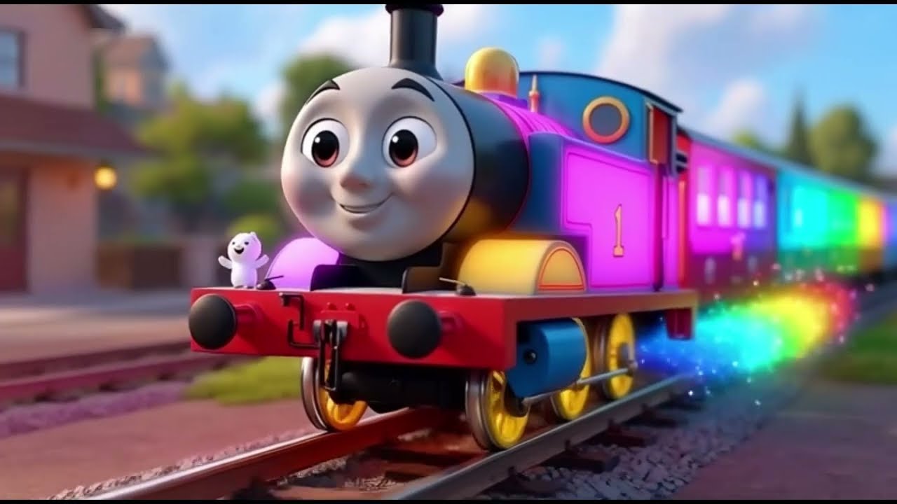 🎶 O TRENZINHO Bate-Bate 🚂 | Música INFANTIL divertida e ANIMADA | As CRIANCAS não Param de CANTAR!