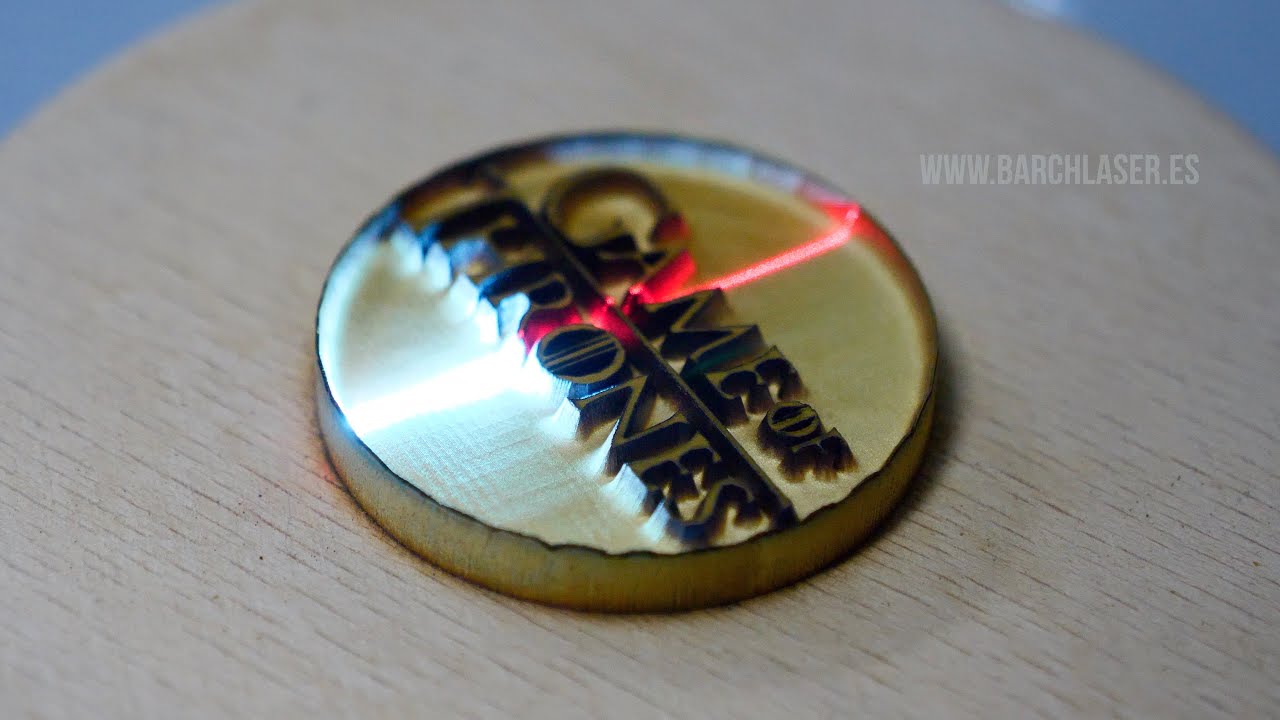 Bronce Grabado y tallado Con Laser Fibra Optica, marcado y grabado profundo.