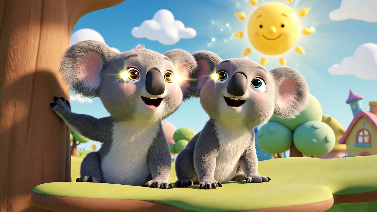 Five Little Koalas Climb Climb Climb | Cute Animal Songs & Counting Rhymes