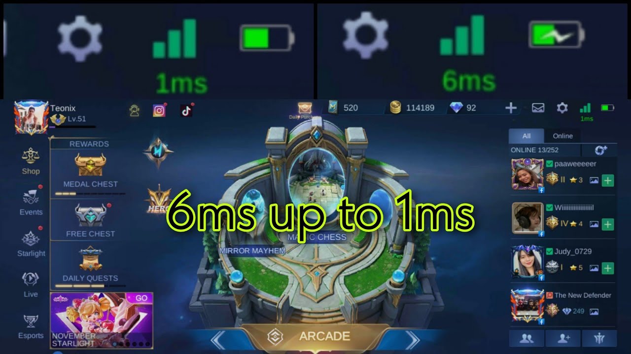 How to fix your ping in Mobile Legends  Bang Bang
