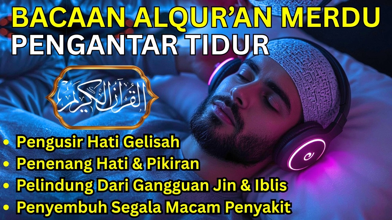 MUROTTAL 8 RAMADHAN MERDU TENANGKAN PIKIRAN , AR RAHMAN, AL KAHFI, AL WAQIAH, JUZ 30
