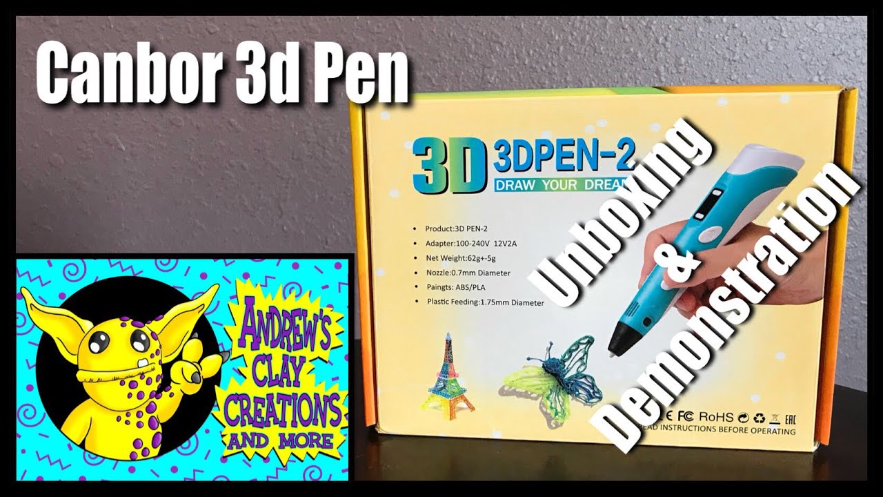 Canbor 3D Pen - Unboxing and Demonstration