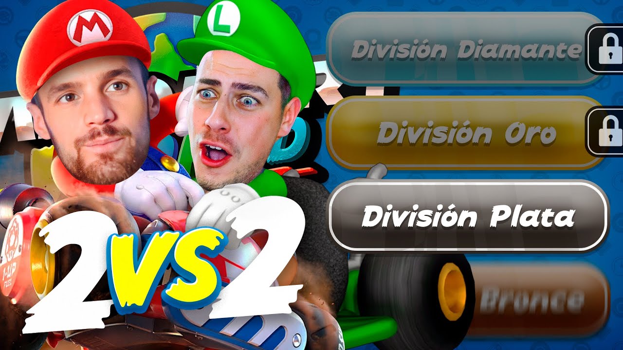 MY FIRST TIME PLAYING COMPETITIVELY WITH SLIVER IN MARIO KART WORLD!! RANKED 2 VS 2!!