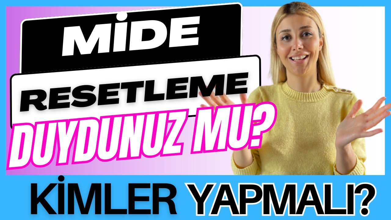 MİDE RESETLEME - TÜP MİDE AMELİYATI SONRASI KİLO ALANLAR DİKKAT! - DİYETİSYEN TUĞBA YAPRAK
