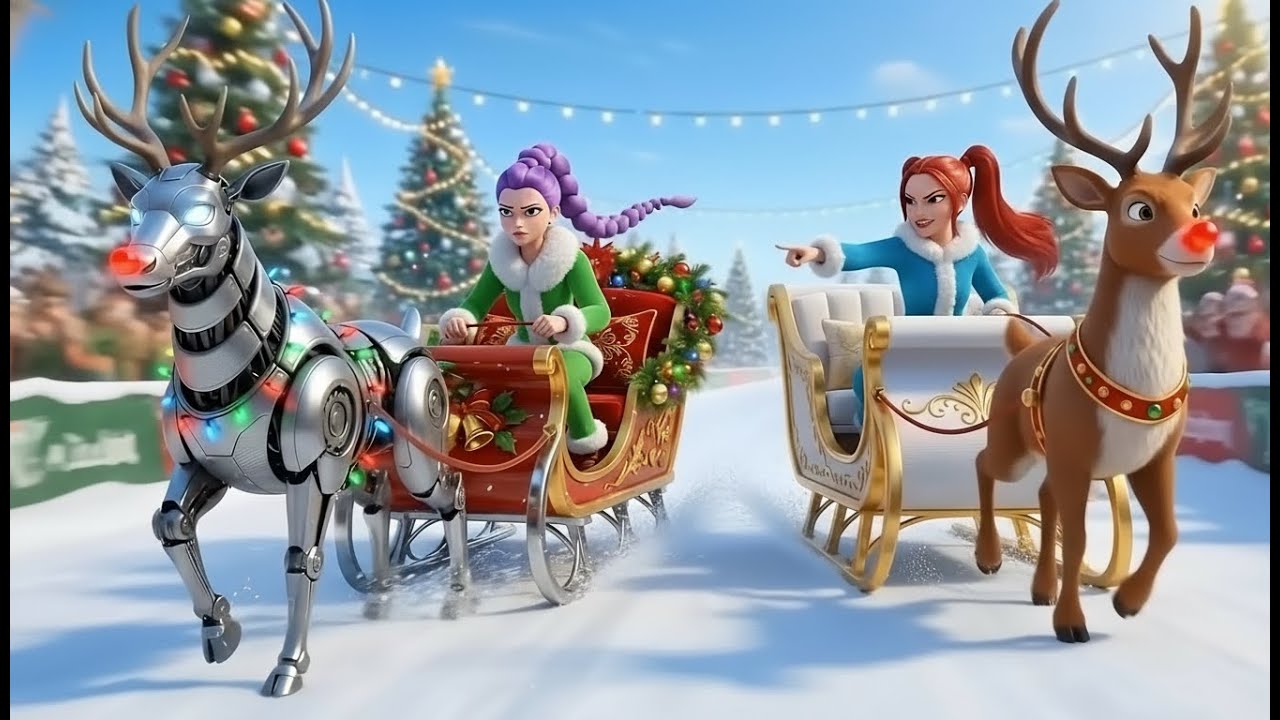 RUMI Gets Reindeer Racing Championship - KPOP Demon Hunters