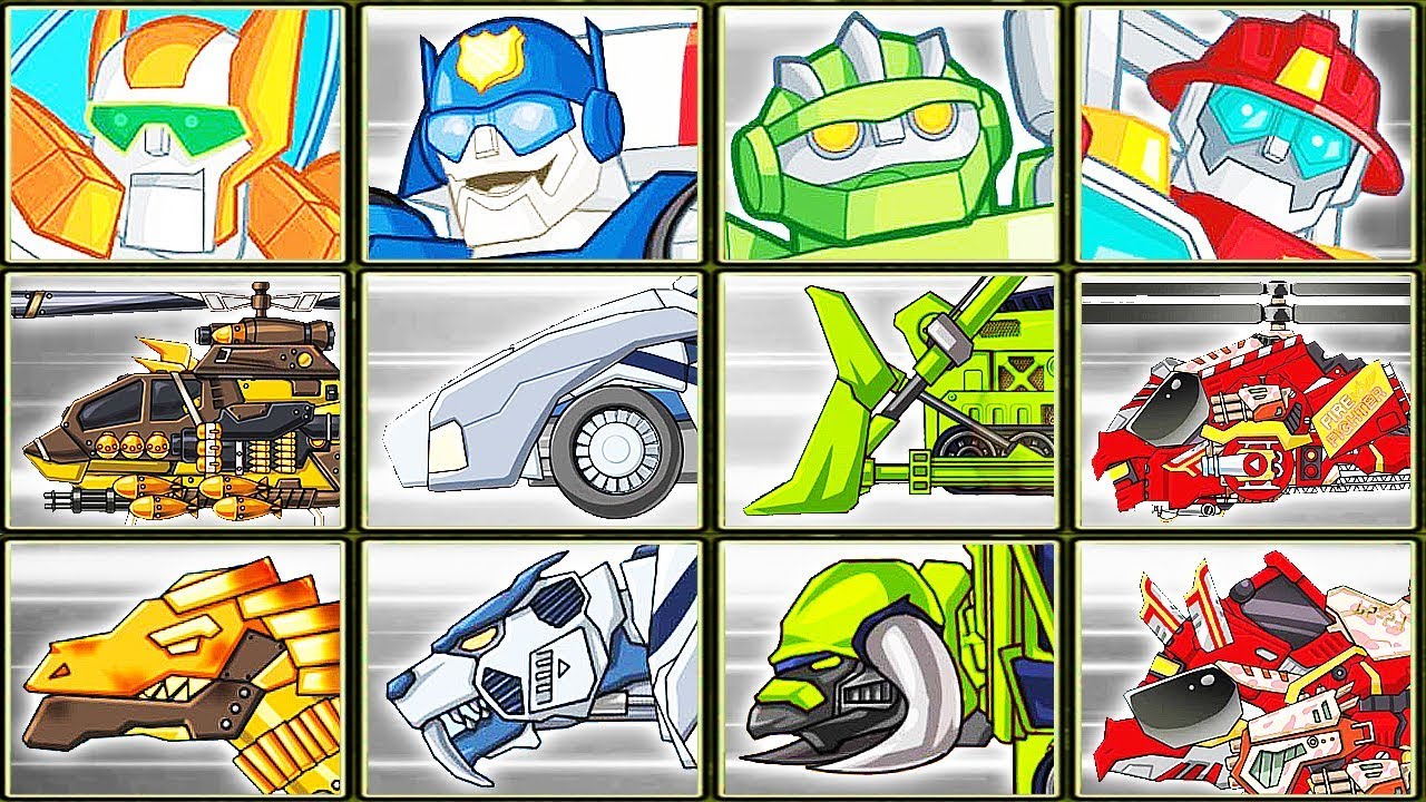 Transformers Rescue Bots: Hero Adventures + Dino Robot Corps #8 | Eftsei Gaming