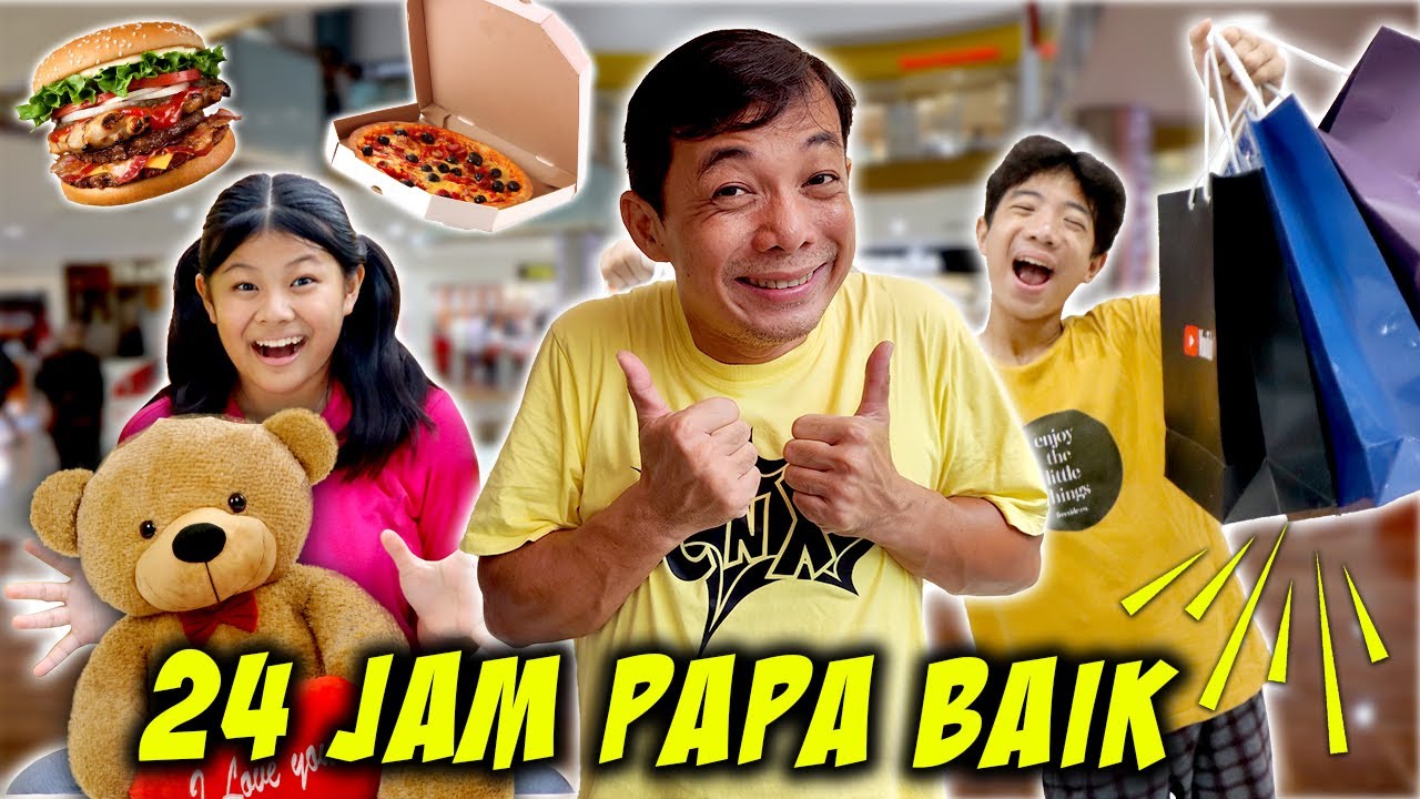 24 JAM PAPA JADI BAIK ! CHIARA XAVIER BORONG SEPUASNYA !! Vlog & Tantangan | CnX Adventurers