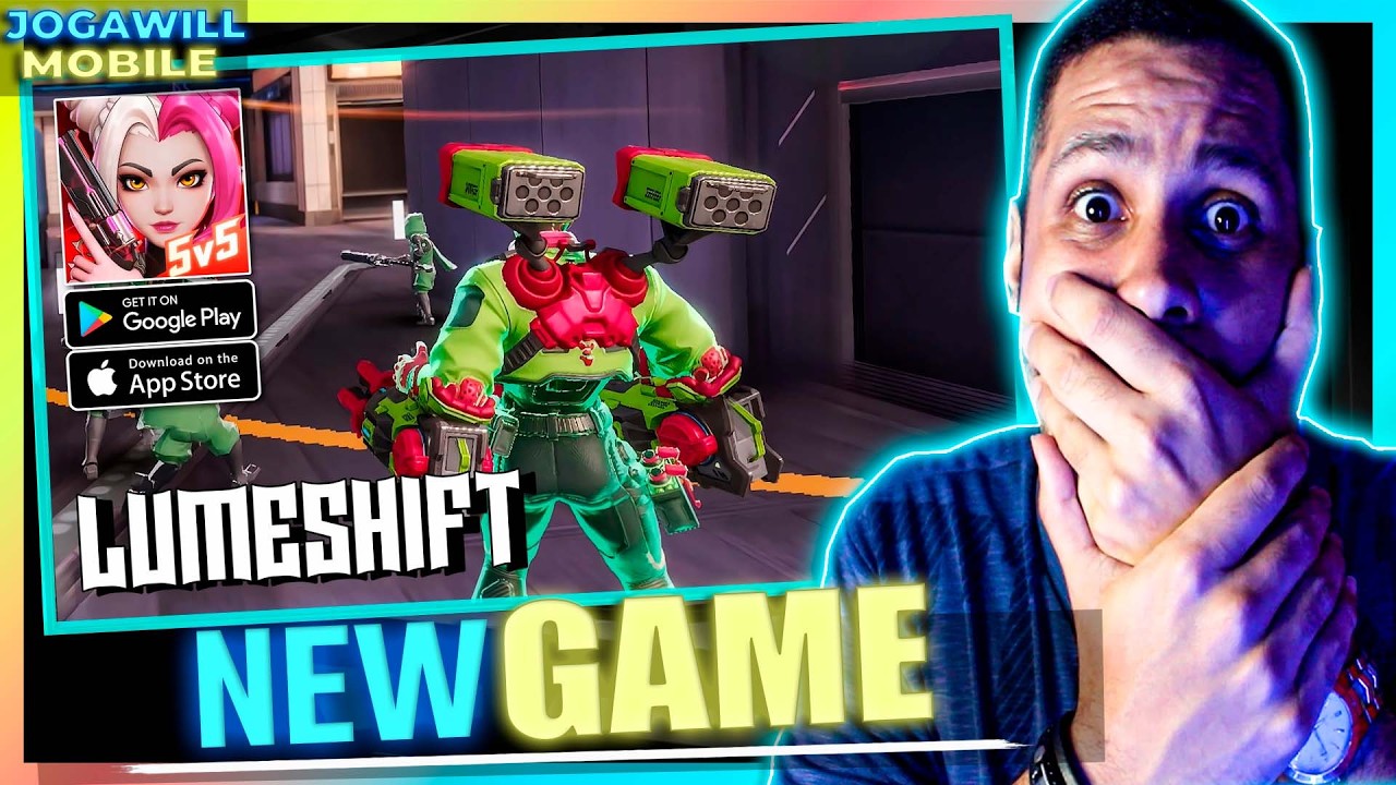 LUMESHIFT &ndash; NOVO HERO SHOOTER 5v5 INSANO no MOBILE! 😱 (MOBA + FPS Android Gameplay)