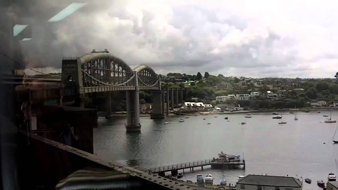 Royal Albert Bridge (Brunel Bridge) W to E near Plymouth