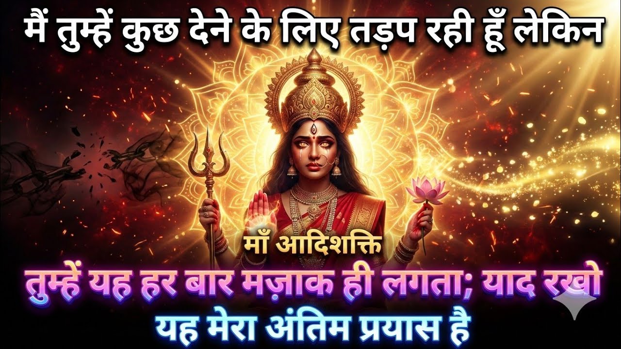 222 🕉️ Maa Durga 😭तुम्हें देने के लिए मैं तड़प रही हूँ.. लेकिन यह है मेरा अंतिम प्रयास #shivshakti