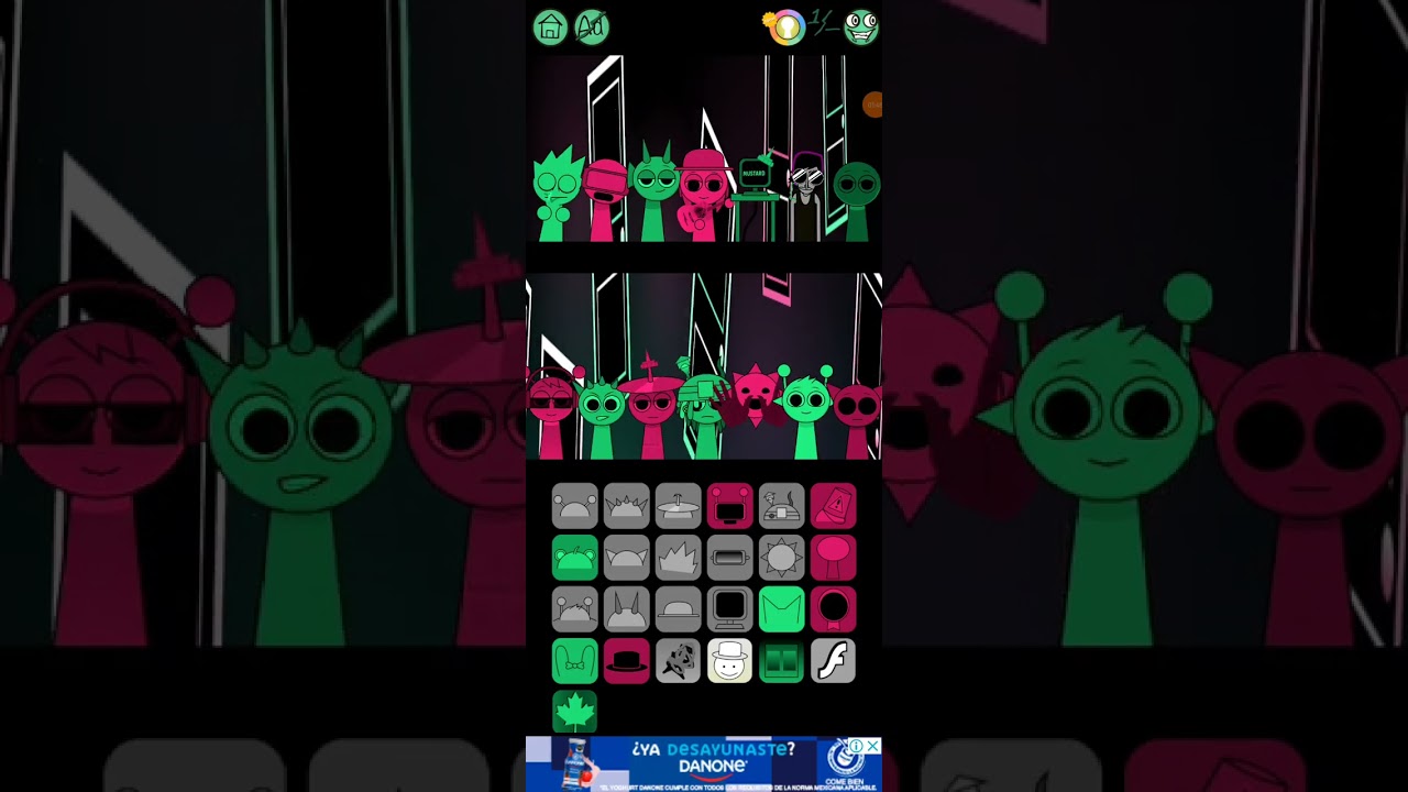 Juego sprunki mostaza