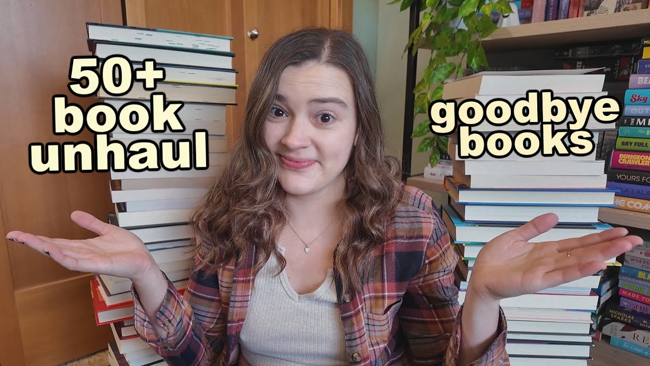 a giant BOOK UNHAUL before the end of the year 🫣 (50+ books)