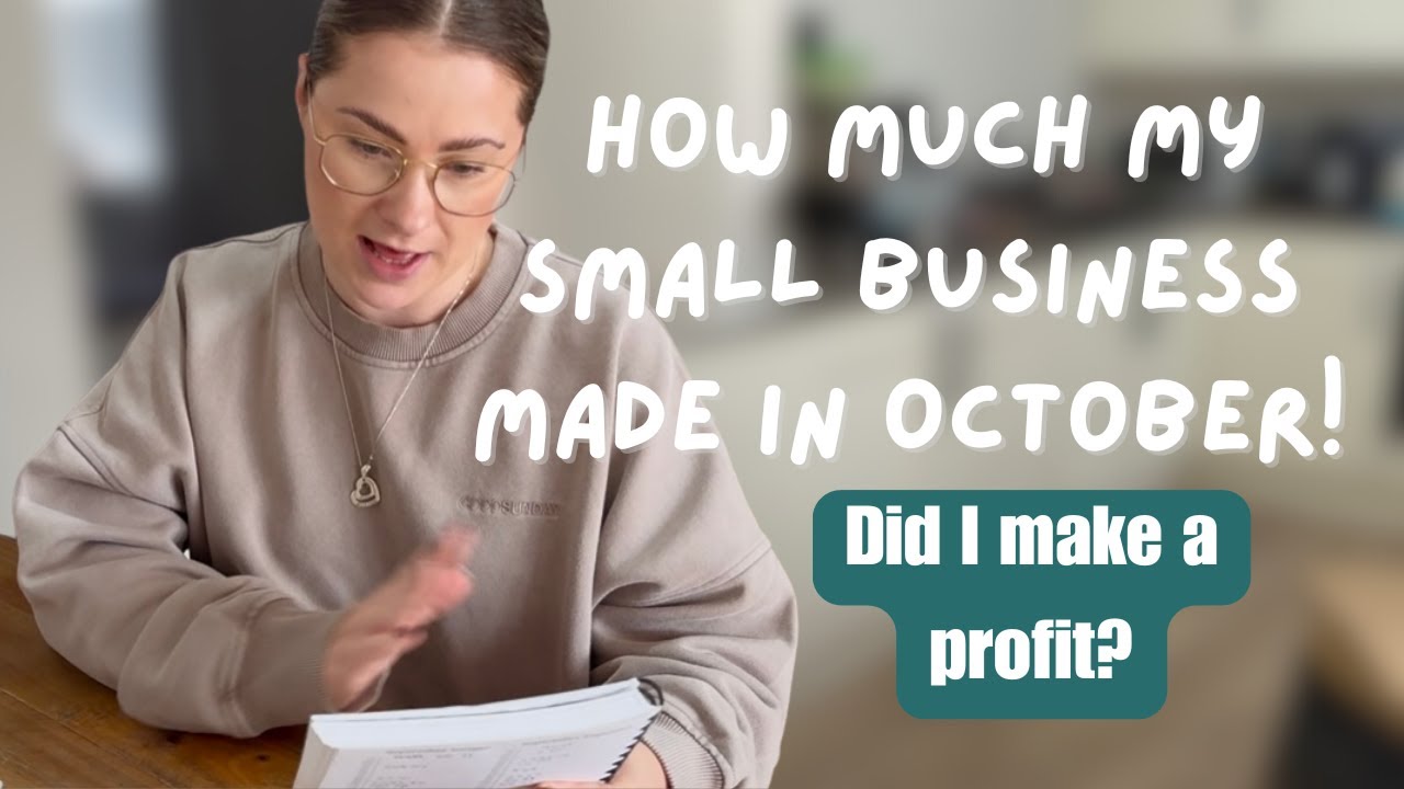 How much i made from shopify in October | Small business reality and stress