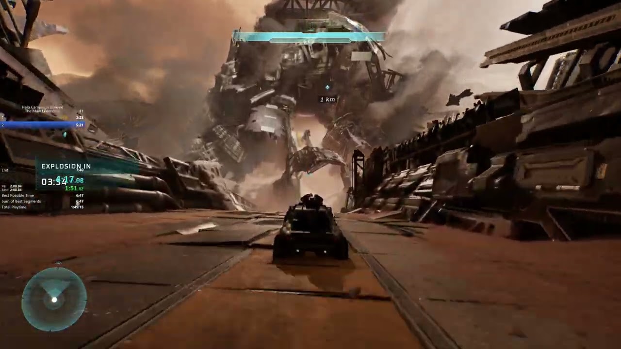 Halo: Campaign Evolved &mdash; The Maw, уровень &laquo;Легендарный&raquo; за 6:52