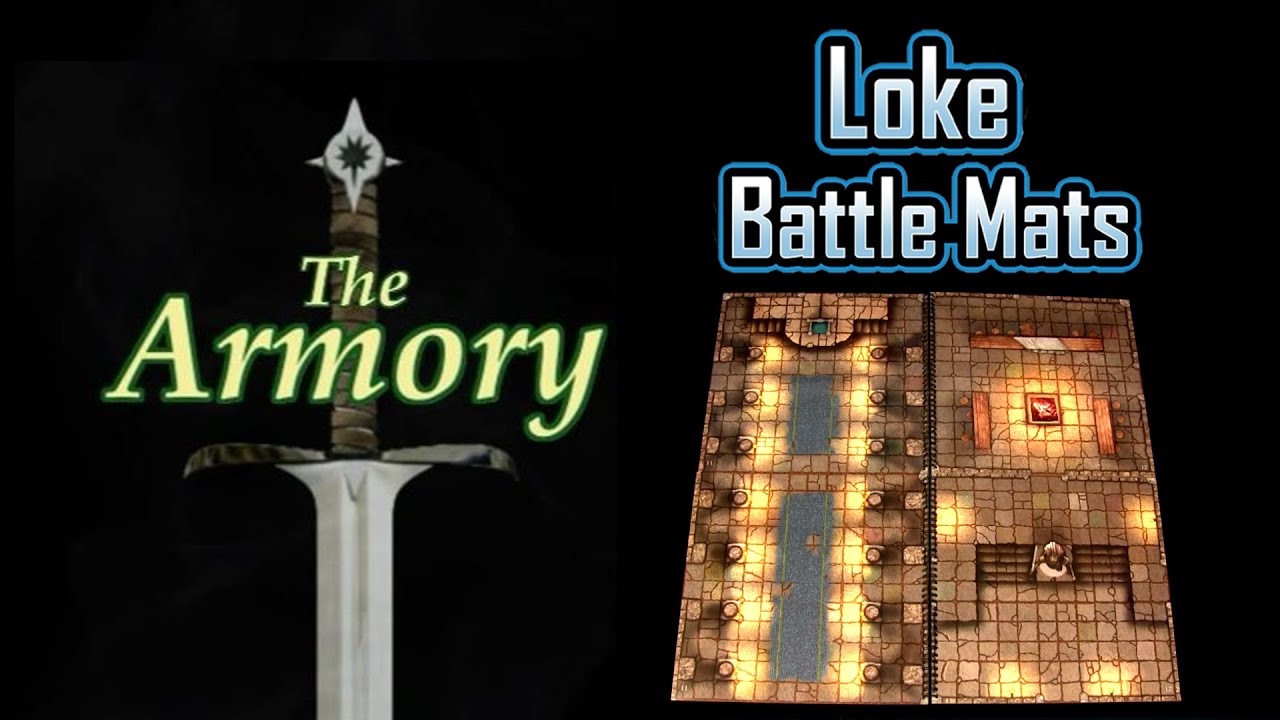 The Armory Ep. 018:  The Dungeon - Books of Battle Mats by Loke Battle Mats